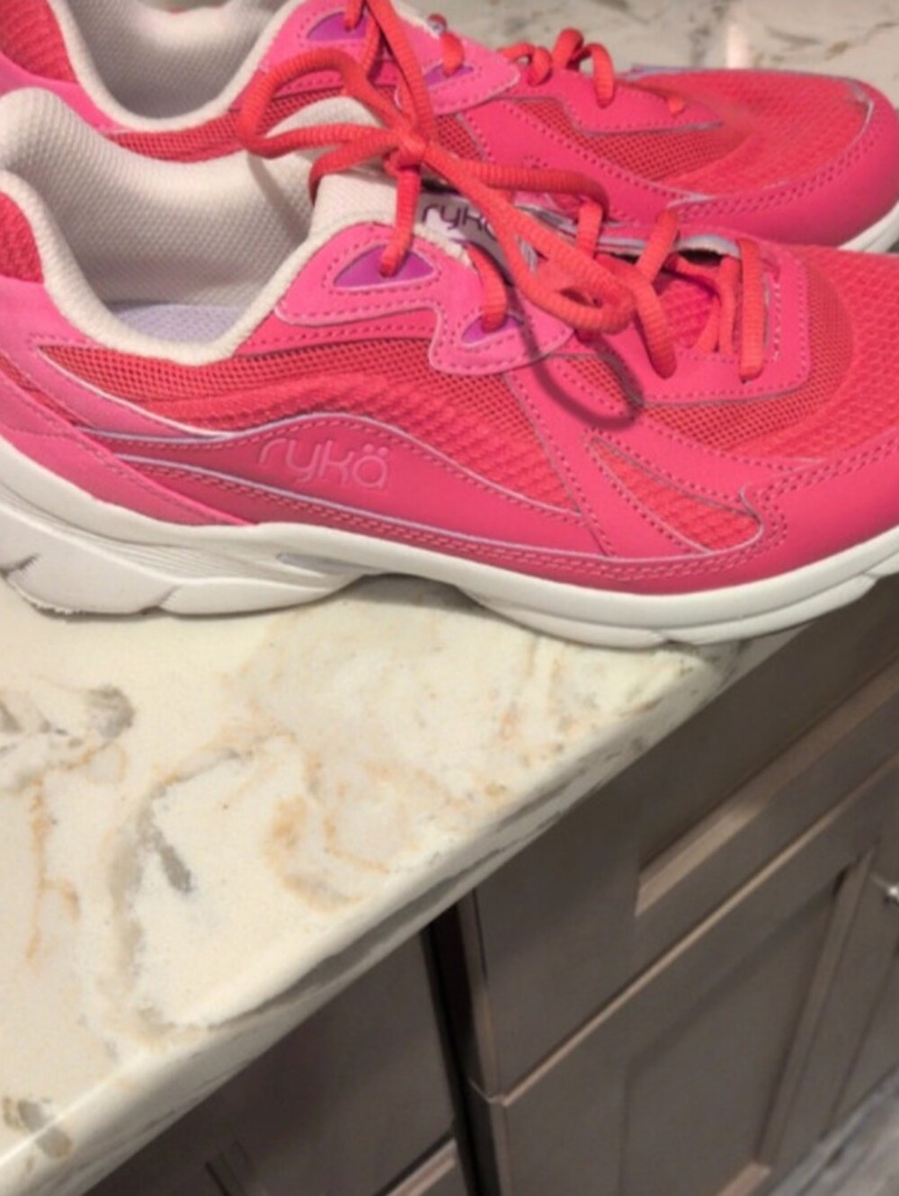 Ryka Women's Hot Pink Mesh Athletic Sneakers